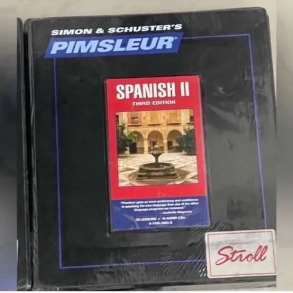 New Simon & Schuster’s Pimsleur Spanish 1,2 & 3